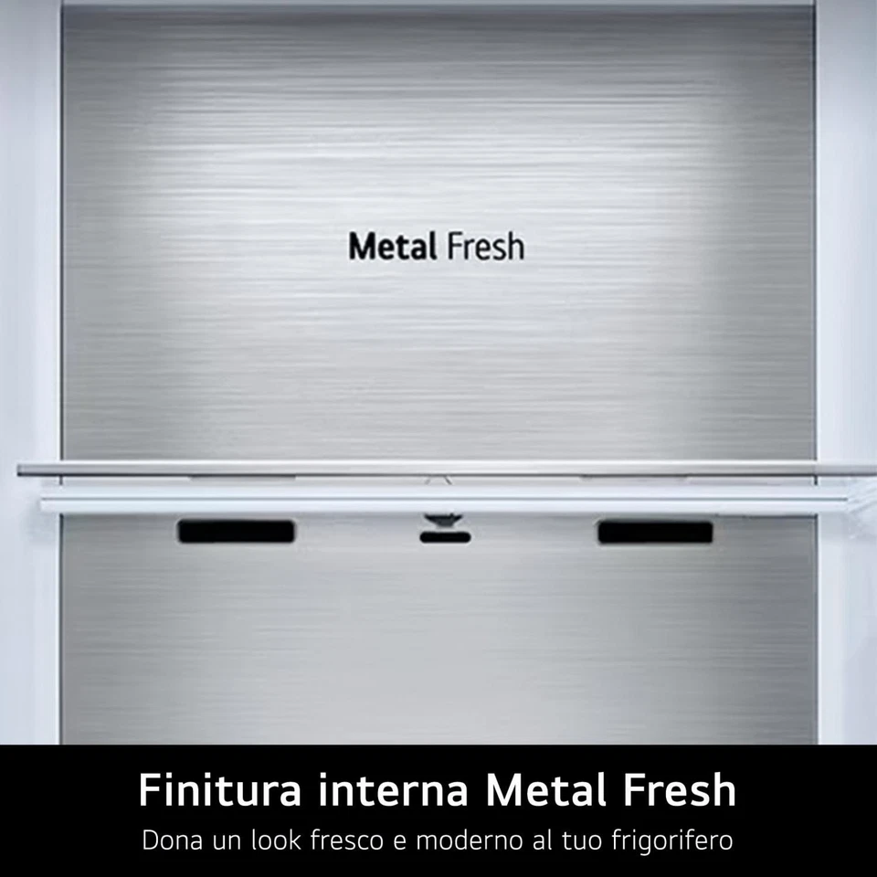 Lg Frigorifero Combinato 419 Litri Classe B No Frost Argento GBV7280BMB - Immagine 2 di 2