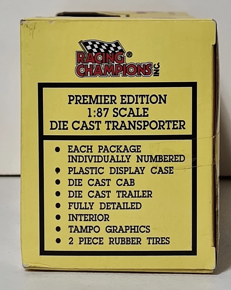 1:87 RC (ERTL) NASCAR #28 FORD AEROMAX "MAC TOOLS" DIECAST SEMI TRUCK BANK - Image 3 of 4