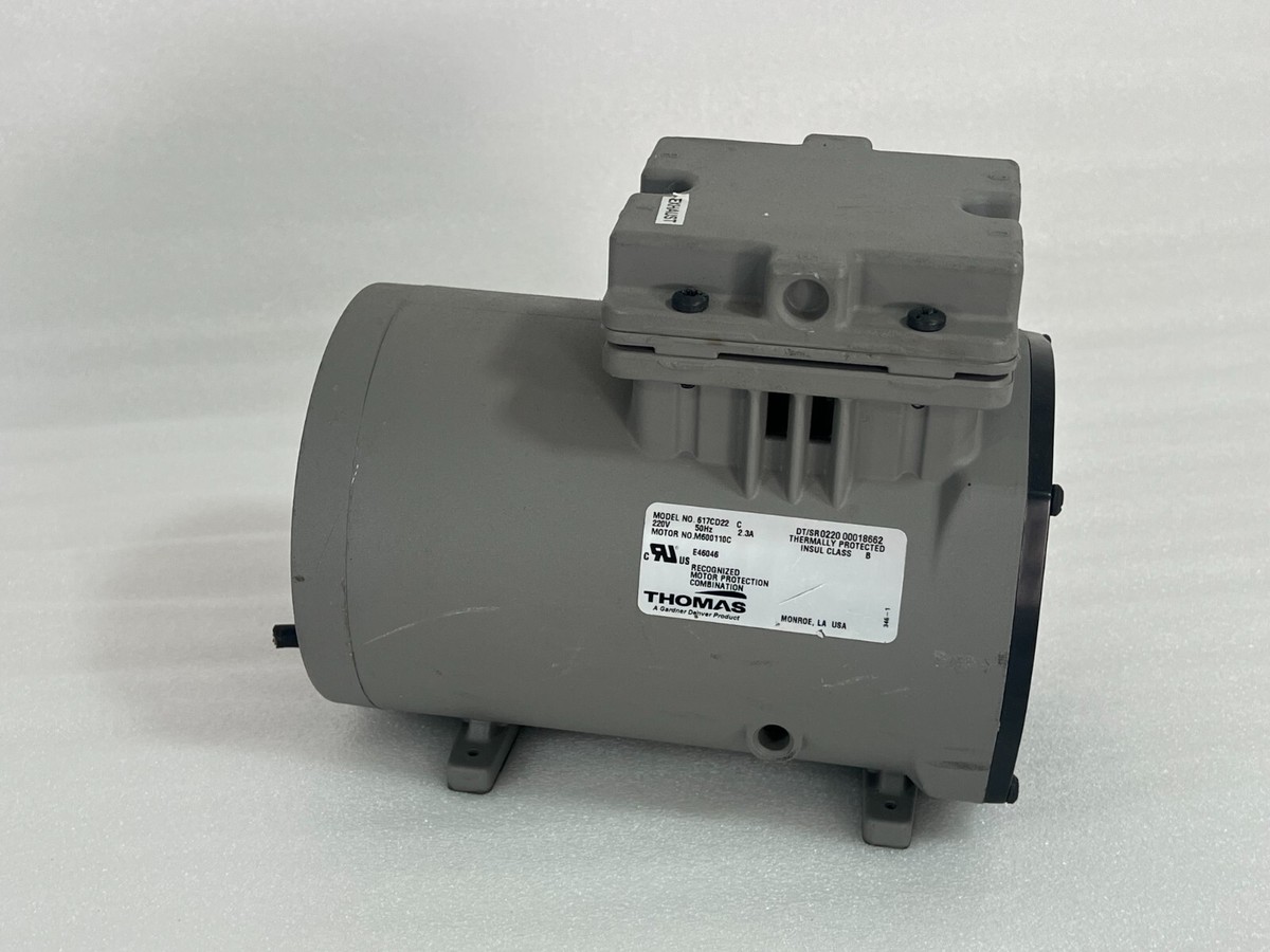 Pompa Compressore/Vuoto Thomas 107CAB18 &ndash; 115V AC, 1/20 CV, In Ottime Condizioni