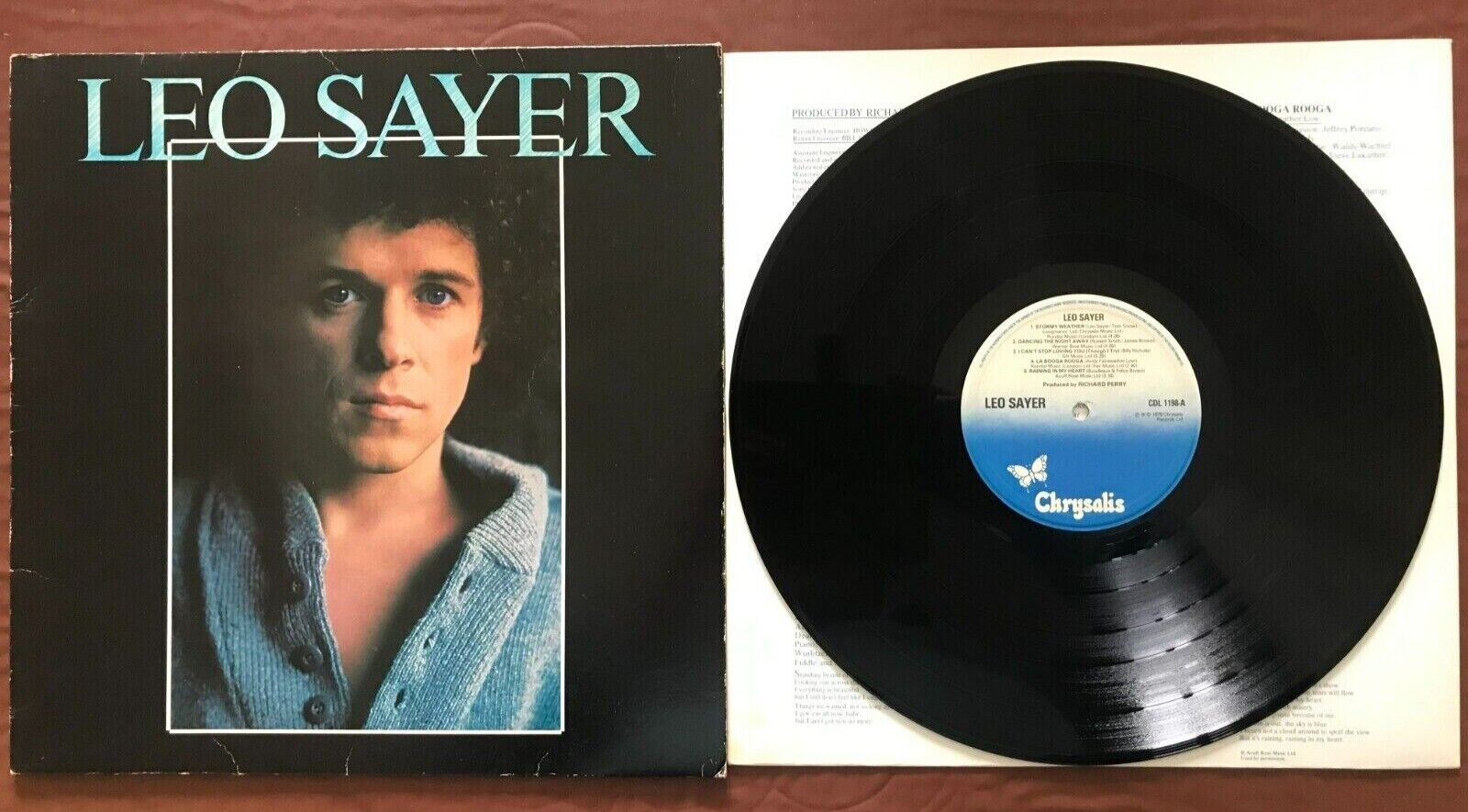 Leo Sayer Vinyl LP 1978  album CDL 1198 Superb Near Mint 