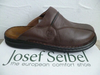 Josef Seibel Herren  Clogs Pantolette Pantoletten Sabot braun Leder 10999 - Bild 1 von 4