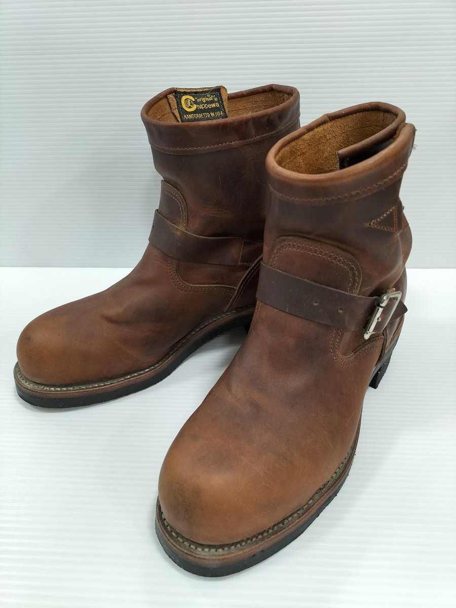 CHIPPEWA Boots Engineer Boot Leather 1901M12 Brown Size US 8 | eBay