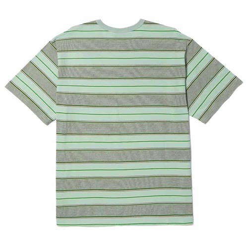 HUF Vernon kurzärmeliges T-Shirt entspannt gestrickt Rauch neuwertig - Bild 2 von 3