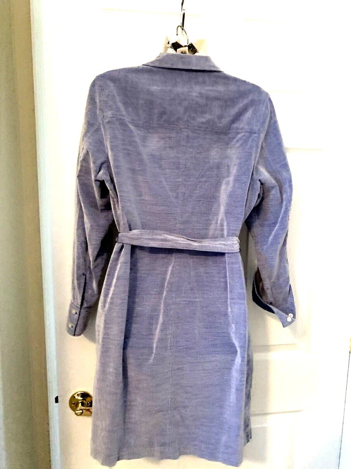 Tommy Bahama Azul Abotonado Cinturón Manga Larga Camisa Vestido Para Mujer Talla M-EEUC Foto 3 de 4