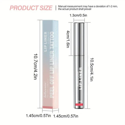 Waterproof Matte Lip Liner Tattoo – Long-Lasting Gel Lip Stain with Peel-Off - Picture 2 of 3
