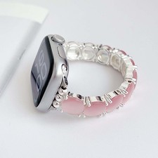 Fashion Stone Elastic Watch Band For Apple Watch 10 9 8 7 6 5 4 Ultra Bracelet
