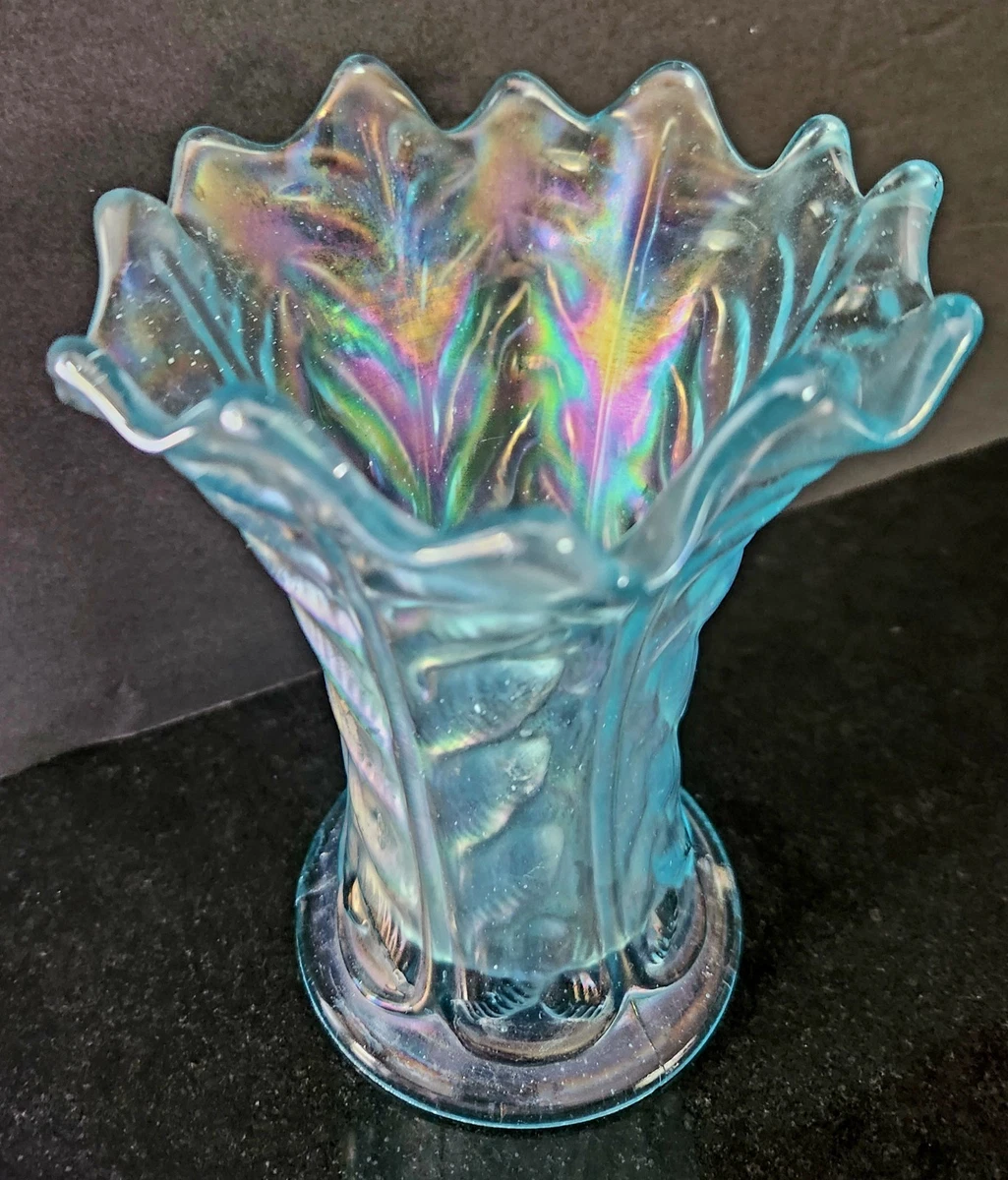 Glass Blue Collectible Vases for sale | eBay