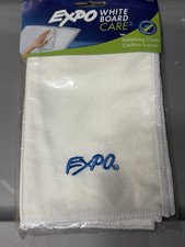 Expo White Board Care Microfiber Cleaning Cloth 12"x12" White School Office Home
