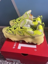 Diesel Men 9US S-Prototype P1 Sneakers Thick Sole Yellow