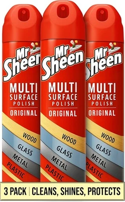 Mr Sheen Multi-Surface Polish Original 250ml Pack of 3