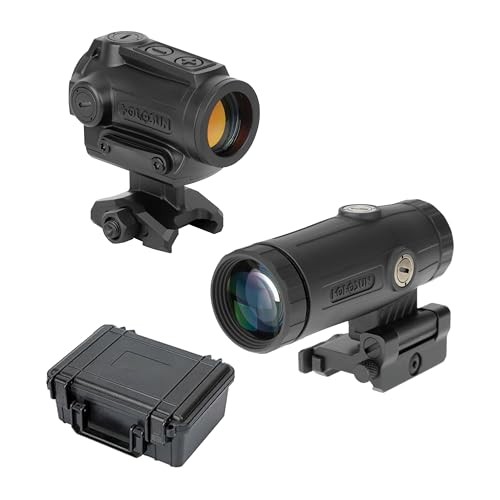 Holosun ARO Red Dot Sight & HM3X3x Magnifier Combo w/Case (ARO-RD2