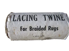 Lacing Waxed Twine for braided rugs 4 oz. Linen Jay Dee Thread Works Fall River