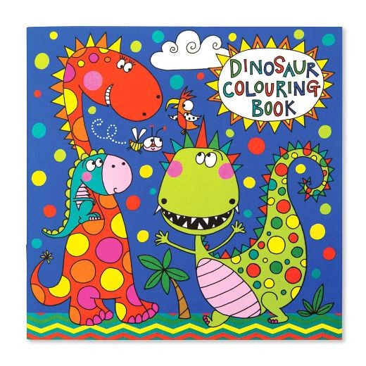 Rachel Ellen Children's Colouring Book Dinosaur