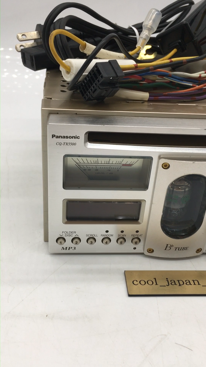 Panasonic CQ-TX5500D BB Tube 2-DIN CD Car Stereo Head Unit