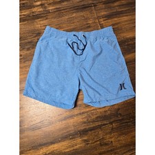 Hurley Mens Blue Heathered Board Shorts Swim Trunks MBS0010900 Large