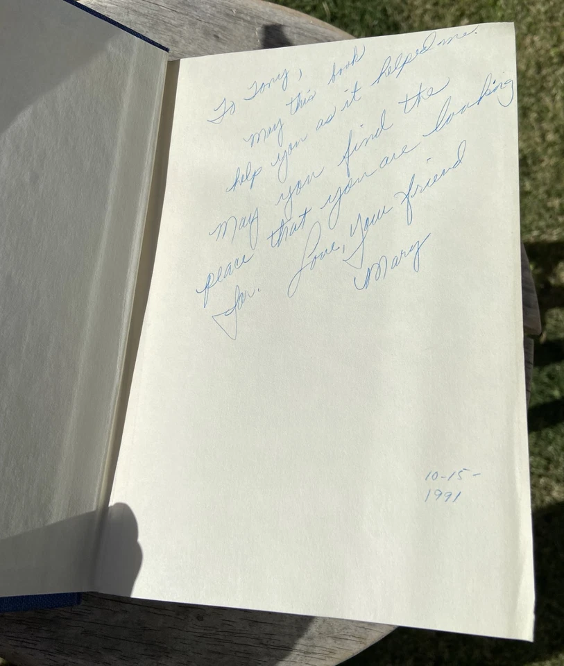 Old AA Book Alcoholics Anonymous Third Edition 24th Printing 1986 & Dust Jacket Foto 2 de 4