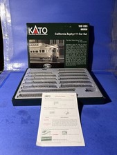 Set 11 auto Kato scala N California Zephyr 106-055 (nuove) 
