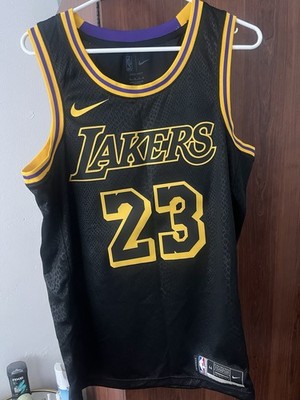 LeBron James Los Angeles Lakers Black Mamba Swingman Jersey
