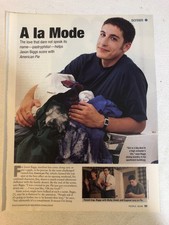 1999 Jason Biggs American Pie Vintage Magazine Article One Page ART5