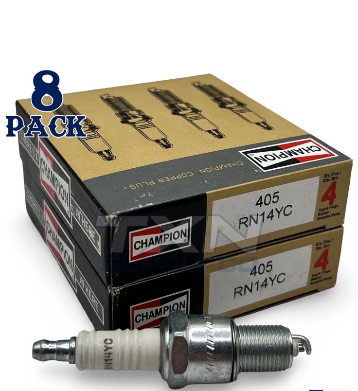 Champion 405 Copper Plus Spark Plug RN14YC - 8 Pack