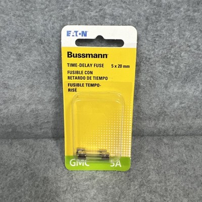 Bussmann BP/GMC-5A 5 Amp Glass Time Delay Low Breaking Capacity Cartridge 125V