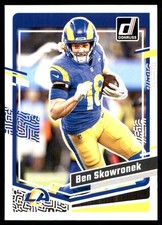Ben Skowronek 2023 Donruss #163 Rams NFL READ FREE SHIPPING AutographDen