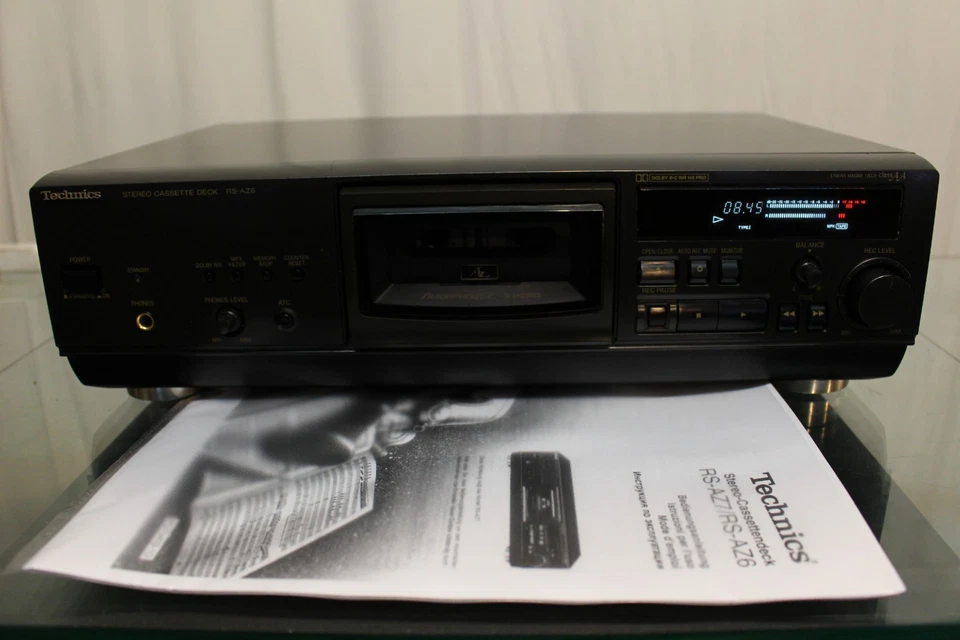TECHNICS RS-AZ6 High End 3-HEAD STEREO CASSETTE DECK *GIAPPONE *MANTENUTO* - Immagine 2 di 4