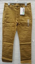 New STIO Rivet Canvas Pant Barren Butter Size 33