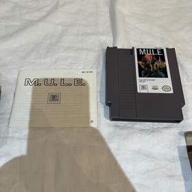 Nintendo NES Console NES-001 Bundle-MULE Cib Silent Service Cib Contra No box Re