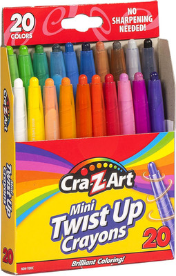 Mini Twist up Crayons, 20 Count (10253)
