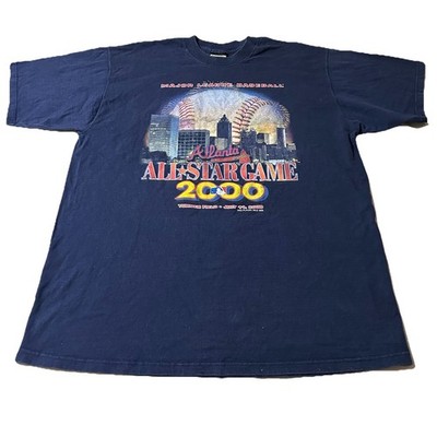 Vintage Y2K Pro Player Atlanta Braves MLB All Star Game Shirt Size XL