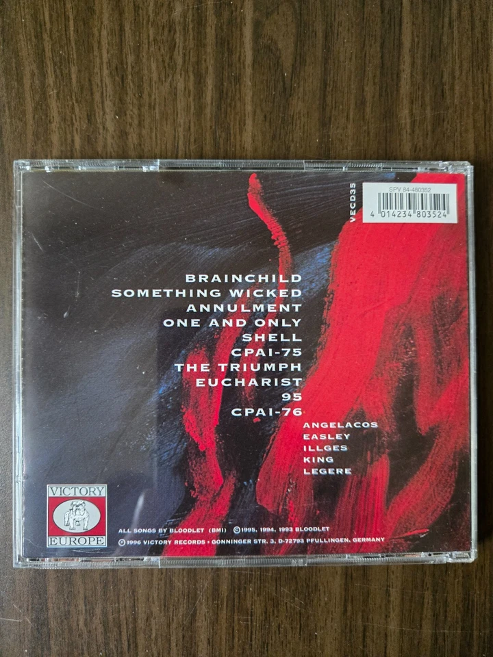 BLOODLET Entheogen CD (1996 Victory) Neu - Bild 2 von 2