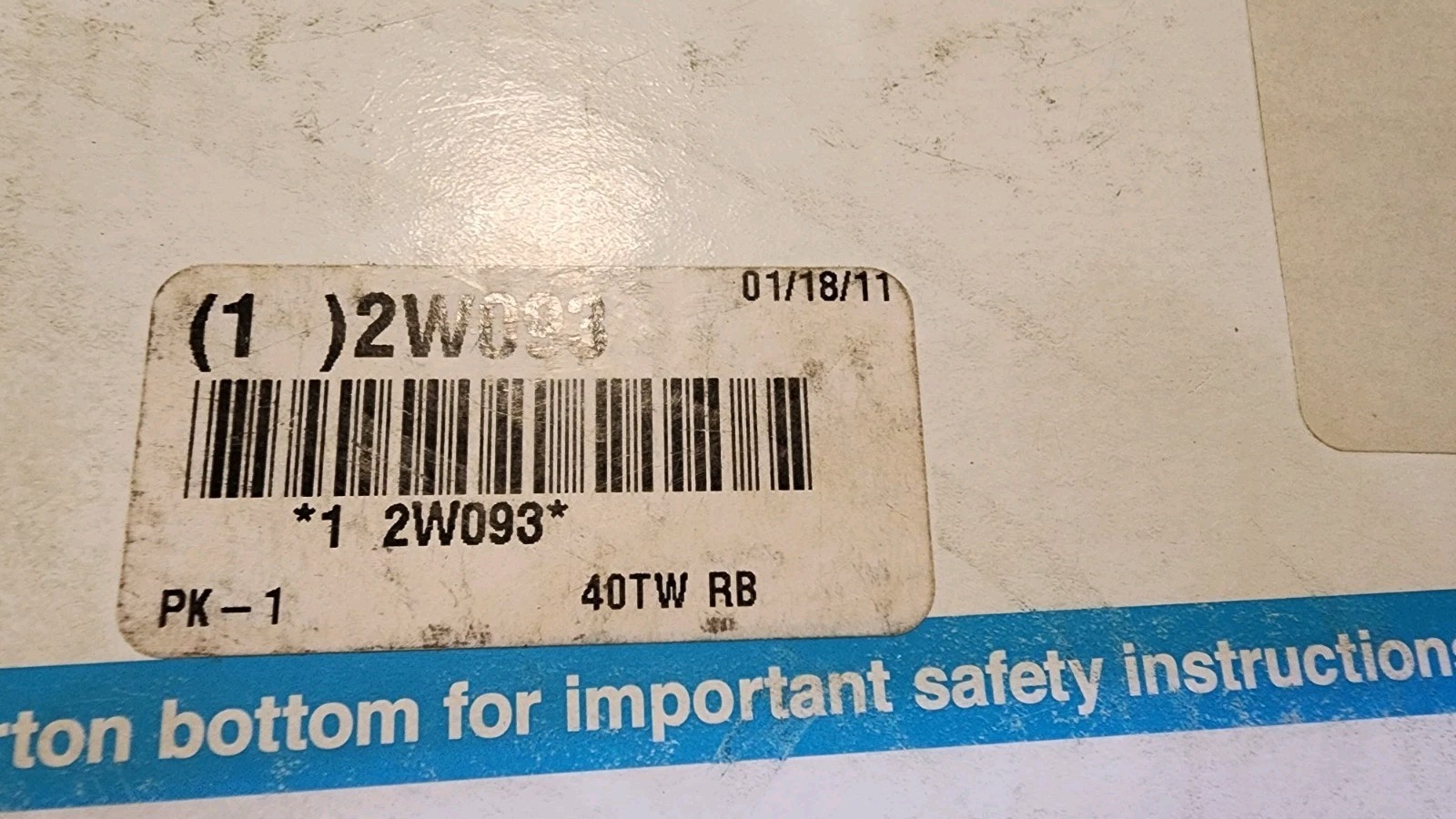 TSUBAKI RS40 RIV 10FT SINGLE STRAND ROLLER CHAIN NEW IN BOX