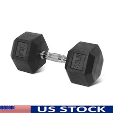 Neoprene Coated Hex Dumbbell Comfort Grip Anti-Slip Design Strength Training New