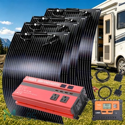 Solar Panel Kit with 5000W Inverter for Home Off Grid Home Car RV Camping System