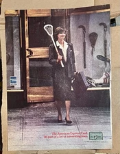 1985 AMERICAN EXPRESS It's Part of a Lot of Interesting Live VtgPRINT AD 7.5 X 8