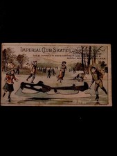 1880S IMPERIAL CLUB SKATES NHL HOCKEY TRADE CARD RARE PHOTO OHA WHL QMJHL NHA