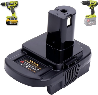 #ad Battery Adapter with USB Port for Dewalt to Ryobi Batteryamp;for Milwaukee to Ry... $19.99