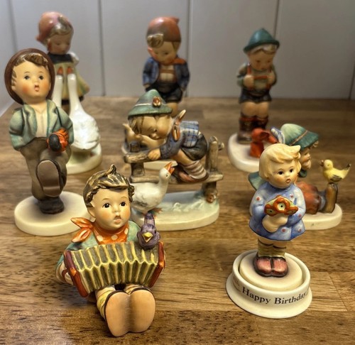 Vintage Pretty Lot of 8 Hummel Goebel Figurines