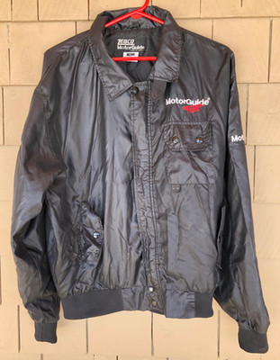 Vintage 1990's Zebco Motorguide Stealth Zip Front Lined Jacket Men Large
