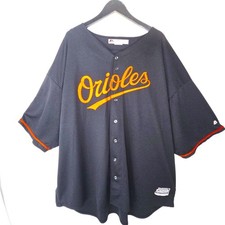 Vintage Majestic Orioles Black Orange Machado Baseball Cool Base Jersey Size 6X