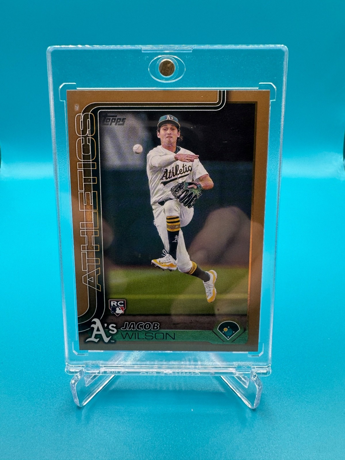 2025 Topps Series 1 - Jacob Wilson #314 Gold /2025 (RC) Athletics