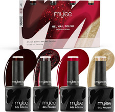 Set Smalto Gel Semipermanente 4X8Ml [Nubian Bride] - UV/LED Nail Art Manicure Pe