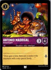 Antonio Madrigal - Animal Expert Ursula's Return 35/204 Uncommon Lorcana NM