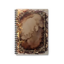 Vintage-Inspired Spiral Notebook - Ruled Line, Journal for Writers, Gift