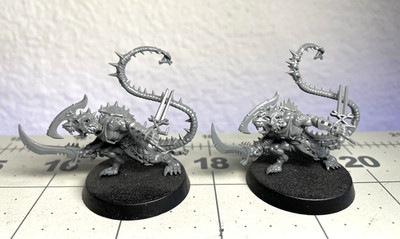 2x OOP Skaven Deathrunner Warhammer Quest Silver Tower Games Workshop AoS GW