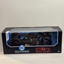 DC Multiverse The Batman Batcycle Vehicle McFarlane Complete But Not Attached