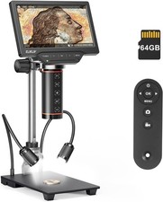 Elikliv 7'' Autofokus Digitalmikroskop 2000x HDMI L&ouml;tmikroskop f&uuml;r Erwachsene