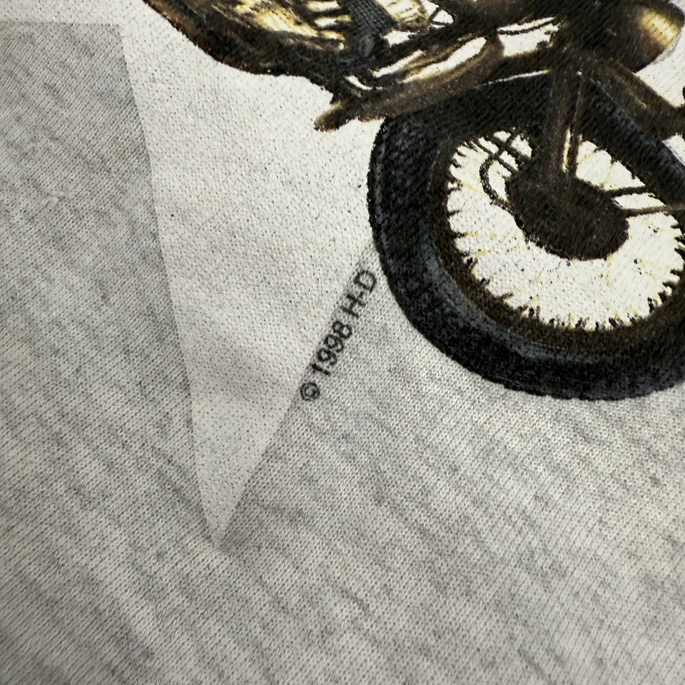 Sudadera de manga larga Harley Davidson U.S ARMY de colección 1998 para hombre M Foto 3 de 4