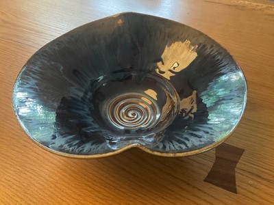 RARE Bill Cammbell NUMBERED & SIGNED spiral center bowl.HUGE DISCOUNT. 5 watcher